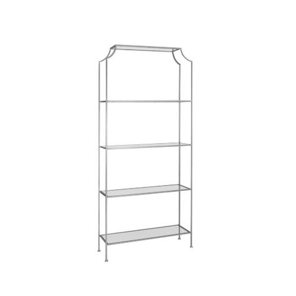 Champagne Silver Leaf Etagere, image 1